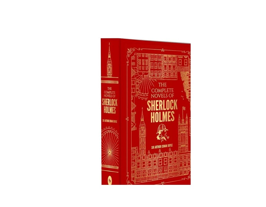 Red deluxe hardbound Sherlock Holmes complete novels edition